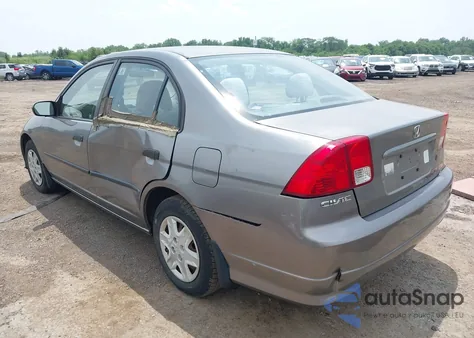 2005 Honda Civic Vp z USA, uszkodzony, nr VIN 2HGES16385H549411